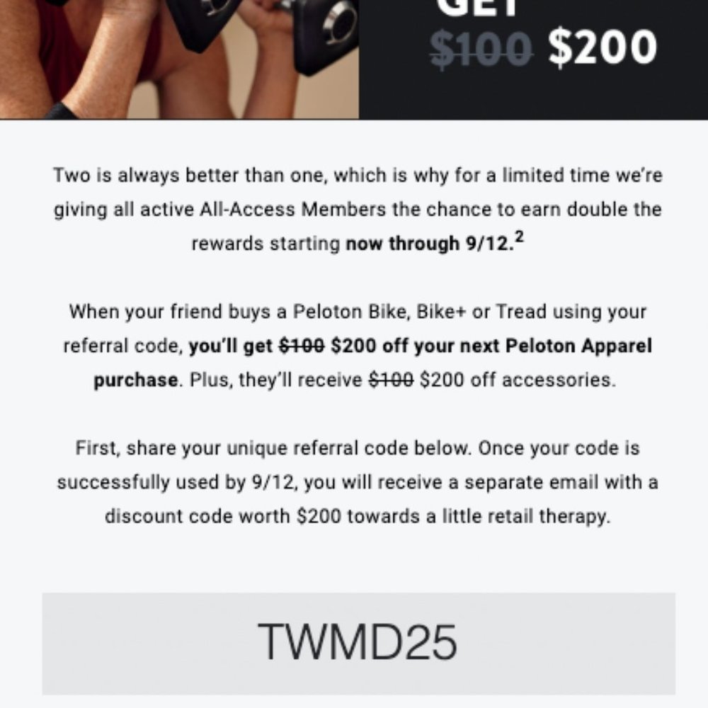 Peloton Code